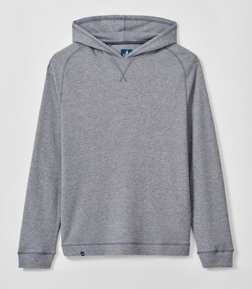 Cotton Blend Hoodie in Navy by Johnnie-O