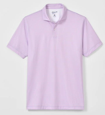 Performance Jersey Polo - Dot Neat in Palm Beach by Johnnie-O