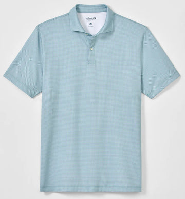 Performance Jersey Polo - Dot Neat in Sublime by Johnnie-O