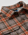 Downhill Pane Lodge Shirt in Charcoal by Johnnie-O