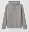 Hoppin Ribbed Knit Performance Hoodie in Heather Thunder by Johnnie-O