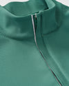 Hoppin Ribbed Knit Performance 1/4 Zip Pullover in Zest by Johnnie-O