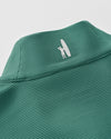 Hoppin Ribbed Knit Performance 1/4 Zip Pullover in Zest by Johnnie-O