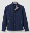Juno Quilted Snap Jacket in Navy by Johnnie-O
