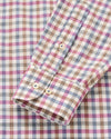 Merced Check Top Shelf Cotton Button Down Shirt in Ripple by Johnnie-O