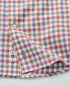 Merced Check Top Shelf Cotton Button Down Shirt in Ripple by Johnnie-O