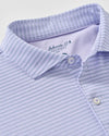 Performance Jersey Polo - Michael Stripe in Viola by Johnnie-O