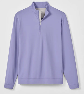 Motion Performance 1/4 Zip Pullover in Fig by Johnnie-O