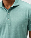 Bars Open Performance Jersey Polo in Sublime by Johnnie-O