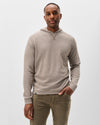 Cotton Blend Hoodie in Coffee by Johnnie-O