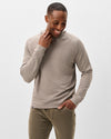 Cotton Blend Hoodie in Coffee by Johnnie-O