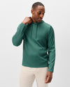 Hoppin Ribbed Knit Performance Hoodie in Heather Zest by Johnnie-O