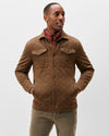 Quilted Chore Coat in Russet by Johnnie-O