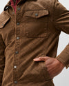 Quilted Chore Coat in Russet by Johnnie-O