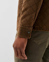 Quilted Chore Coat in Russet by Johnnie-O