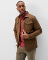 Quilted Chore Coat in Russet by Johnnie-O