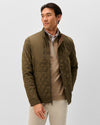 Juno Quilted Snap Jacket in Mangrove by Johnnie-O