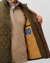 Juno Quilted Snap Jacket in Mangrove by Johnnie-O