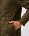 Juno Quilted Snap Jacket in Mangrove by Johnnie-O