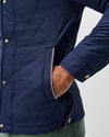 Juno Quilted Snap Jacket in Navy by Johnnie-O
