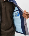 Juno Quilted Snap Jacket in Navy by Johnnie-O