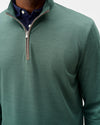 Sof Tech Performance 1/4 Zip in Evergreen by Johnnie-O