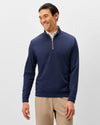 Sof Tech Performance 1/4 Zip in Navy by Johnnie-O