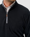 Sully 1/4 Zip Pullover in Black by Johnnie-O
