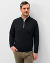 Sully 1/4 Zip Pullover in Black by Johnnie-O