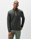 Sully 1/4 Zip Pullover in Heather Black by Johnnie-O