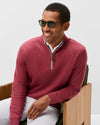 Sully 1/4 Zip Pullover in Port by Johnnie-O