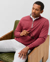Sully 1/4 Zip Pullover in Port by Johnnie-O