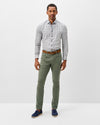 Carmel Sateen 5-Pocket Pant in Kelp by Johnnie-O