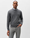 Ronald Merino Wool Crewneck Sweater in Shadow by Johnnie-O
