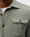 Sequoia Twill Solid Lodge Shirt in Forest by Johnnie-O