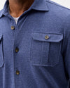 Sequoia Twill Solid Lodge Shirt in Twilight by Johnnie-O