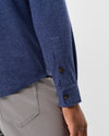 Sequoia Twill Solid Lodge Shirt in Twilight by Johnnie-O