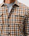 Cabin Check Lodge Shirt in Cream by Johnnie-O