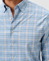 Basswood Plaid Everyday Performance Button Down Shirt in Maliblu by Johnnie-O