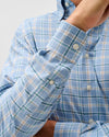 Basswood Plaid Everyday Performance Button Down Shirt in Maliblu by Johnnie-O