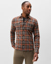 Downhill Pane Lodge Shirt in Charcoal by Johnnie-O
