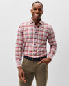 Rover Plaid Performance Flannel Button Down Shirt in Cabo by Johnnie-O