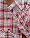 Rover Plaid Performance Flannel Button Down Shirt in Cabo by Johnnie-O