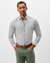 Tahoe Plaid Performance Flannel Button Down Shirt in Kona by Johnnie-O