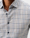 Tahoe Plaid Performance Flannel Button Down Shirt in Kona by Johnnie-O