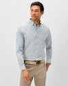 Chatham Gingham Everyday Performance Button Down Shirt in Gulf Blue by Johnnie-O