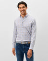 Everyday Performance Button Down Shirt - Chelsea Pane in White by Johnnie-O