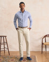 Bipane Top Shelf Stretch Twill Button Down Shirt in Cerulean by Johnnie-O