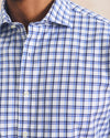 Bipane Top Shelf Stretch Twill Button Down Shirt in Cerulean by Johnnie-O
