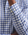 Bipane Top Shelf Stretch Twill Button Down Shirt in Cerulean by Johnnie-O